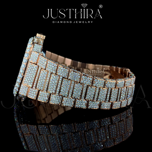 Reloj de Cuarzo con Diamantes Moissanite, Cuadrado, Unisex, Claridad VVS, Esfera con Incrustaciones, Correa de Acero Inoxidable, Estilo HipHop Deportivo para Uso Diario - Product Image 4