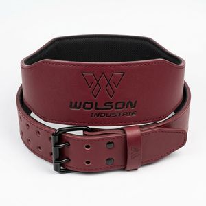 Genuine Leather Fitness <b>Belt</b> with Strong Buckle for Weightlifting and Strength <b>Exercises</b> Performance Accessories Gym Sports. - Product Image 1