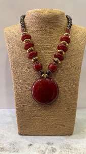 Collar de Perlas de Resina de Imitación Vintage de Moda con Acabado Brillante, Colores Intensos, Diseño Unisex para Atuendos Cotidianos - Product Image 2