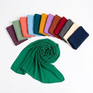 Stylish Womens Chiffon Scarves Soft Lightweight Breathable Customizable Hijab <b>Wrap</b> Muslim Shawl Long Fashion <b>Head</b> Scarf - Product Image 1