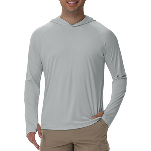 Vente en gros de nouveaux sweats à capuche de pêche haut de gamme, résistants à l'eau, à séchage rapide, respirants, en tissu épais pour la pêche en saison froide - Product Image 3