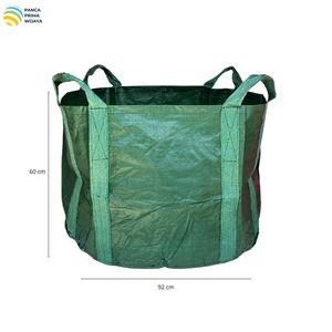 Bolsa de Cultivo de Alta Calidad de 400L, HDPE, Resistente a los Rayos UV, 92x60cm, con 4 Asas Largas - Product Image 2