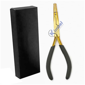 Pince coupante à kératine de qualité supérieure pour extensions capillaires, en acier inoxydable avec poignée noire antidérapante pour une utilisation facile - Product Image 5