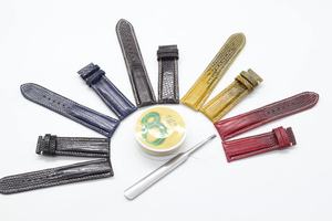 Venta al por mayor de correa de reloj de cuero de alta calidad hecho a mano correas de reloj de cuero genuino de la fábrica de Vietnam tamaño 18mm20mm22mm24mm - Product Image 4