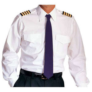 Chemise d'uniforme d'aviation en Spandex quatre directions pour pilote et agent de bord - Product Image 1