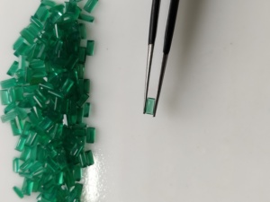 Ónix Verde Natural 4x2MM Corte Baguette, Gema Suelta de la Mejor Calidad para la Fabricación de Joyas - Product Image 2