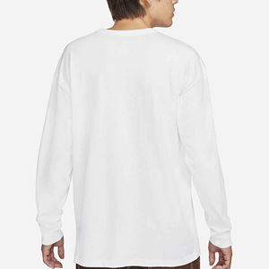 Camiseta de Manga Larga para Hombre, Color Sólido, de Alta Calidad, 100% Algodón, Cuello Redondo, a la Venta, 2026 - Product Image 2