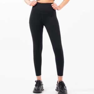 Women Seamless High Waisted <b>Leggings</b> Set <b>Black</b> Yoga Sports Wear Fitness Workout Activewear Spandex Nylon Stretchable High - Product Image 3