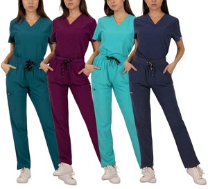 Medical <b>Uniform</b> <b>Scrubs</b> Set Plus Size Hospital Security <b>Uniform</b> Custom One Piece Nursing Jumpsuit <b>Scrubs</b> Set - Product Image 1