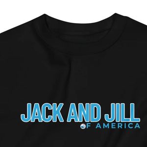 <b>Black</b> Jack and Jill of America Logo Crewneck <b>Sweatshirt</b> Long Sleeve Casual Pullover Top Unisex Style Everyday Wear Apparel - Product Image 2
