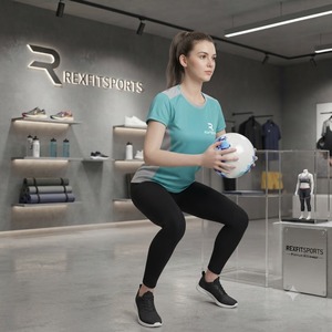 เสื้อยืดกีฬาผู้หญิง REXFITSPORTS 2026 แบบสั่งทำพิเศษ ระบายอากาศได้ดี แขนสั้น เหมาะสำหรับออกกำลังกาย วิ่ง ฟิตเนส เสื้อเจอร์ซีย์ แบรนด์ส่วนตัว ชุดออกกำลังกาย - Product Image 3