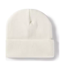 Vente en gros de bonnets d'hiver personnalisés 100% acrylique OEM ODM, bonnet uni en tricot avec motif de dessin animé et de personnage pour femmes et hommes - Product Image 3