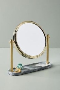 Modern Brass Wall <b>Mirror</b> Set Decorative Framed Art <b>Gold</b> Finish 4mm Thick <b>Rectangular</b> Handmade No Electricity Required for Home - Product Image 2