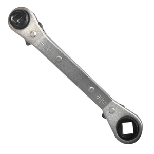 4-IN-1 Refrigeration HVAC Service 20T Ratchet Box <b>Wrench</b> 25° Offset type - Product Image 1