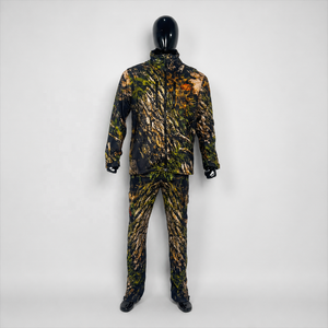 <b>Mens</b> <b>Camouflage</b> Hunting <b>Jacket</b> and Pants Set Sublimation Printed Fleece Polyester Outdoor Apparel OEM Custom Needle Detection - Product Image 1