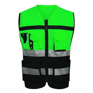 <b>High</b> Quality Custom Printing New Design Lightweight Washable Polyester Hi <b>Visibility</b> Rip-Stop Quick Dry Safety Vest Wholesale - Product Image 2