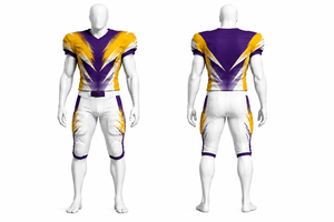 Custom Men's American Football Uniform Maroon Sublimated Jersey and Padded Pants Moisture Wicking <b>Athletic</b> Wear All Seasons - Product Image 4