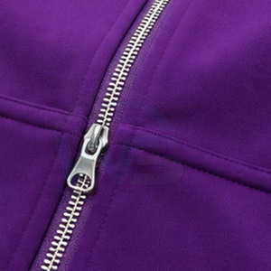 Sweat à capuche entièrement zippé sur mesure, 100% coton, tissu doux, compartiment avant, finition côtelée, séchage rapide, respirant, écologique, unisexe - Product Image 6