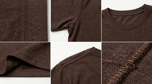 เสื้อยืดคอกลมสำหรับเด็กใส่สบายแฟชั่นรุ่นพื้นฐาน - Product Image 5