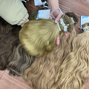 Venta al por mayor de calidad superior suave pre-unido 100% vietnamita punta plana extensiones de cabello humano queratina Super doble dibujado - Product Image 4