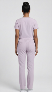 Premium Woven Spandex Hospital <b>Scrub</b> <b>Clothing</b> Set Lightweight Nursing Uniform with Functional Pockets Workwear - Product Image 4