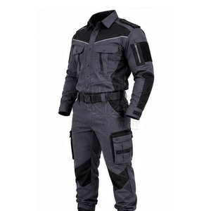 Tenues de sécurité personnalisées : ensembles de vêtements de travail en tissu durable, coupe confortable et style épuré pour les équipes. - Product Image 3