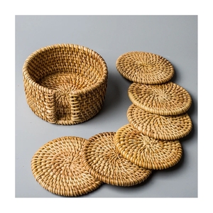 HIGH QUALITY Eco-Friendly Durable Rattan <b>Placemat</b> Coaster Hot Selling Premium Sustainable Handwoven Table Mat Bulk - Product Image 1