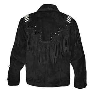 Fabricante Mayorista de Ropa Occidental para Hombre y Mujer, Estilo Vaquero, de Cuero de Ante con Flecos, Personalizado OEM con Logotipo Frontal - Product Image 2