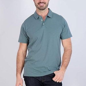 Chemise Homme Unie à Manches Courtes en Coton Tricoté Décontractée Respirante Coupe Classique Col Boutonné Service OEM Personnalisé - Product Image 6