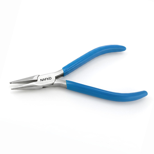 Jewelry <b>Craft</b> Supplies Chain Nose Pliers 0.60mm Groove for Opening and Closing Jump Rings Holding Small Items and Shaping <b>Wire</b> - Product Image 1