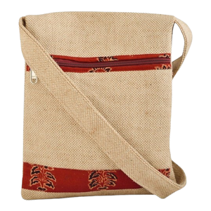 Bolso Bandolera de Yute Ecológico, Bolso de Viaje Moderno para Mujer - Product Image 4