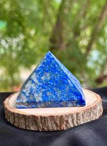 Natural Lapis Lazuli <b>Crystal</b> Pyramid Premium Lapis Stone Pyramid Handcrafted Lapis Lazuli Pyramid Natural Lapis <b>Crystal</b> Healing - Product Image 2