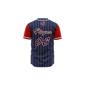 เสื้อเบสบอลซอฟต์บอลชายขายดี แขนสั้น ป้องกันแบคทีเรีย ป้องกันรังสียูวี โพลีเอสเตอร์ 100% รับสกรีนโลโก้ - Product Image 2