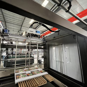 Machine de laminage automatique 3 plis pour emballage de cartons, laminage <span class=keywords><strong>feuille</strong></span> à <span class=keywords><strong>feuille</strong></span> entièrement automatique - Product Image 4