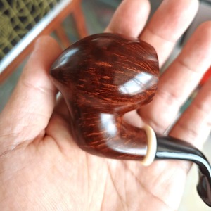 Pipa de Fumar de Madera Premium, Pipa de Tabaco de Madera Hecha a Mano, Accesorio Decorativo Vintage de AALIYAN IMPEX - Product Image 2