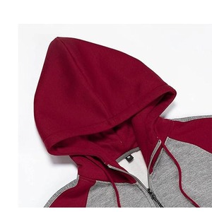 <b>Men's</b> Casual Sports Pullover <b>Hoodie</b> High Quality Long <b>Sleeve</b> Zipper Jacket Coat 100% Cotton Thermal Sweatshirt for Autumn Seaso - Product Image 4