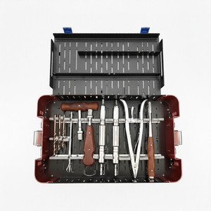 Juego de instrumentos ortopédicos de 56 piezas para extracción de tornillos rotos, extractor de tornillos, fijador interno, herramientas para extracción de tornillos rotos, Clase II CE - Product Image 6