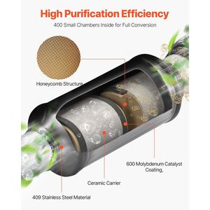 Convertidor Catalítico Compatible con Chrysler 200 Sebring/Dodge Avenger Caliber Journey/Jeep Compass Patriot 2.4L L4 Delantero - Product Image 3