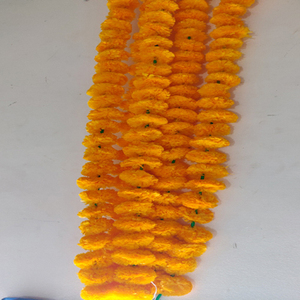 Wholesale Diwali Marigold <b>Garland</b> Long Strands Artificial Marigold <b>Flowers</b> for Indian Pooja Wedding Christmas - Product Image 6
