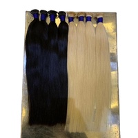 Extensions de cheveux naturels indiens Remy HairX HX65, pointe en I, tissage complet, double trame, cheveux vierges, couleur personnalisable, 100g