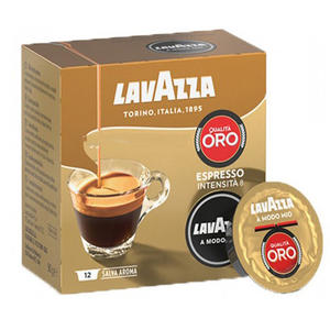Cápsulas de Café Lavazza A Modo Mio Qualità Oro, Espresso Italiano, Más Vendidas, 12 Unidades – Producto de Alta Calidad - Product Image 1