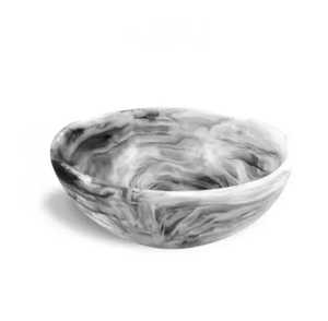 Bol en résine époxy de qualité supérieure, bol en céramique fait main, design Wabi-Sabi, glaçure jaune-brun sculptée, plat de service décoratif - Product Image 2