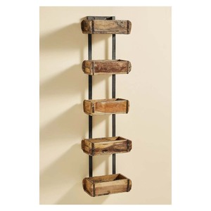 New Arrival Wooden Brick Mould Fashionable Newly Added Luxury Rustic Wooden Brick Mould Decorative Shelf Accent Display Piece - Product Image 1