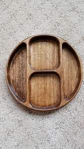 Assiettes de table en bois polies à la main par des artisans, durables, luxueuses et écologiques, pour restaurants, cafés et maisons - Product Image 2