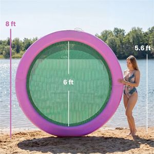 Hamac aquatique gonflable violet et bateau flottant, équipements de divertissement pour activités nautiques - Product Image 5