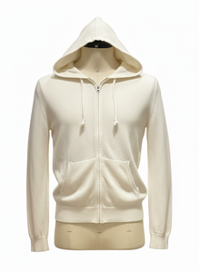 Nouveau sweat à capuche pour homme, décontracté, léger, manches longues, tendance, pour la salle de sport, l'entraînement physique, séchage rapide, respirant, 100% coton, fermeture éclair intégrale - Product Image 4