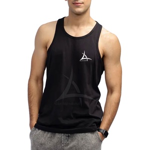 Vente directe d'usine, débardeur pour homme décontracté de haute qualité, respirant, séchage rapide, 100% coton, personnalisable, pour la salle de sport et l'exercice - Product Image 1