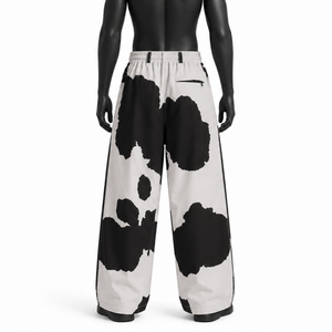 Pantalones de Snowboard Impermeables Holgados con Estampado de Vaca para Hombre, Pantalones de Esquí Unisex Extra Grandes, Ropa de Nieve para Invierno, Resistentes al Viento y Transpirables - Product Image 2