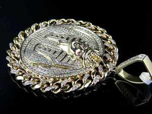 Pendentif Pharaon Égyptien de Luxe Plaqué Or Rose avec Moissanite Scintillante, Bijou Hip Hop en Argent Plaqué pour Fête, Fournisseur Indien - Product Image 5