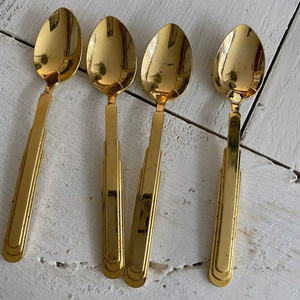 Wholesale Stainless Steel Spoon Excellent Classic Long Handle Elegant Style Handmade Handle 10ml Wedding <b>Mirror</b> Finish Best - Product Image 1